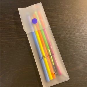 Lavish | 5 piece  neon eye brush collection